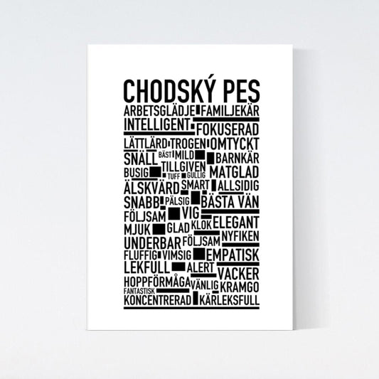 Chodský pes Text Poster