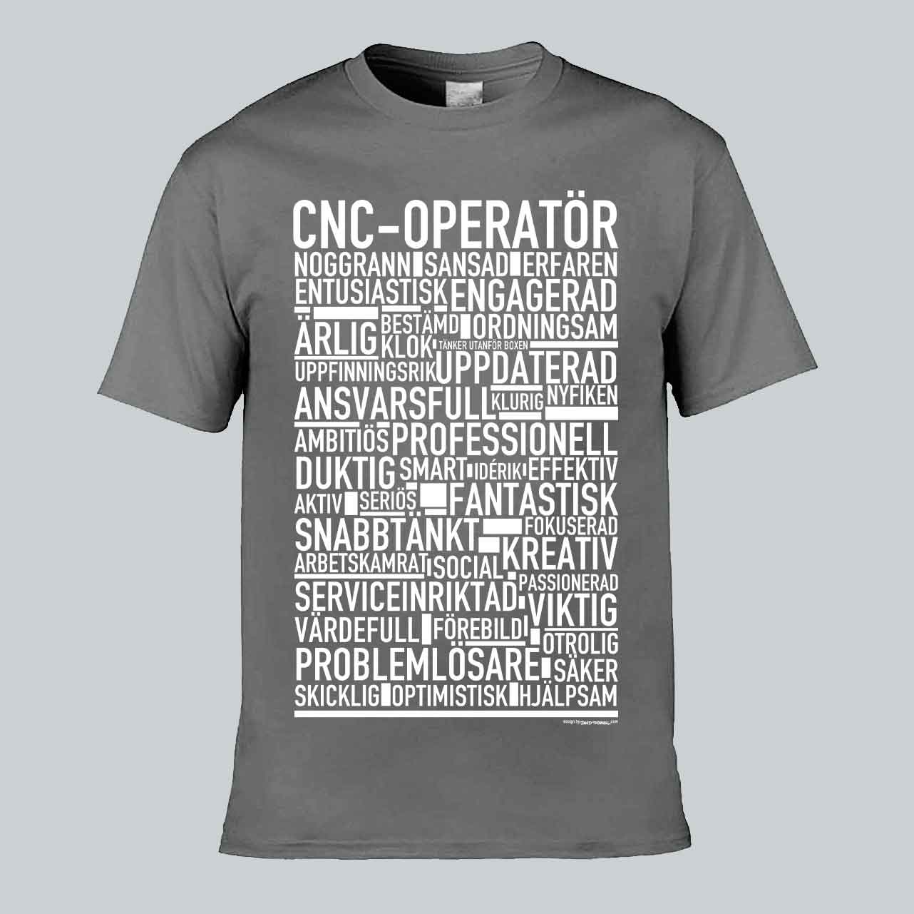 CNC Operatör Text T-shirt