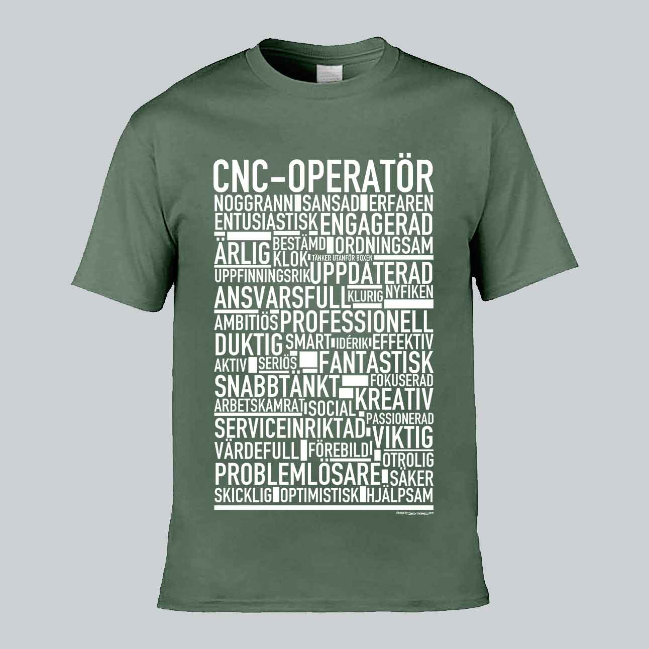 CNC Operatör Text T-shirt
