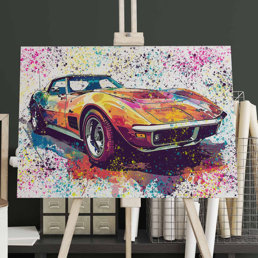 Corvette Car Canvas