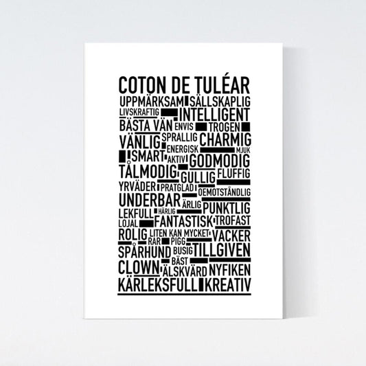 Coton De Tuléar Text Poster
