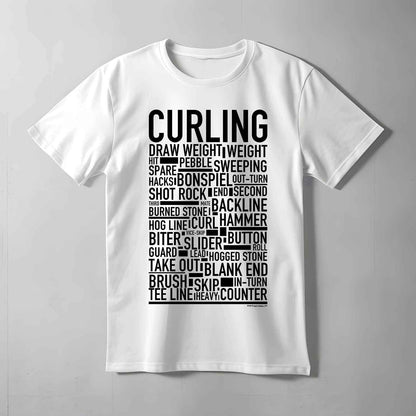 Curling Text T-shirt