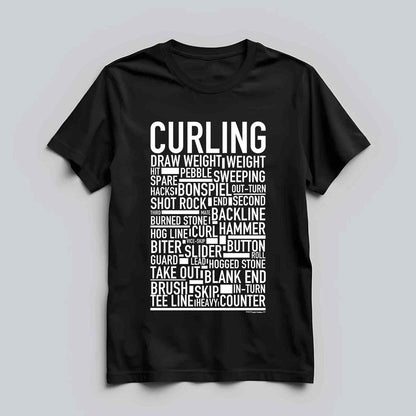 Curling Text T-shirt