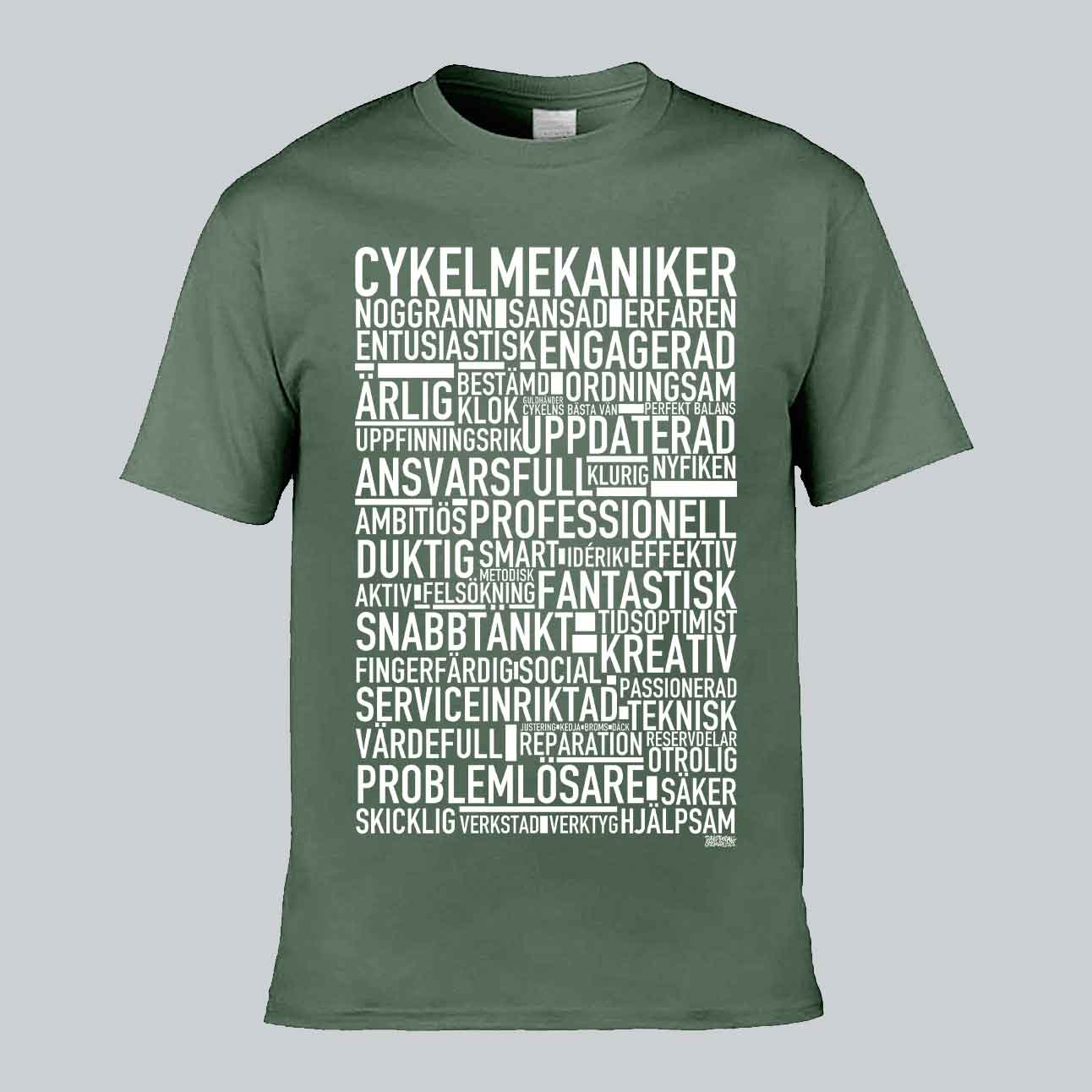 Cykelmekaniker Text T-shirt