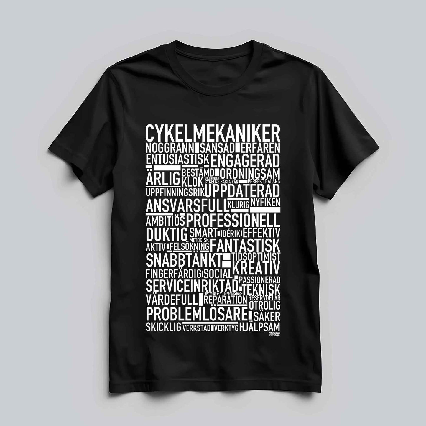 Cykelmekaniker Text T-shirt