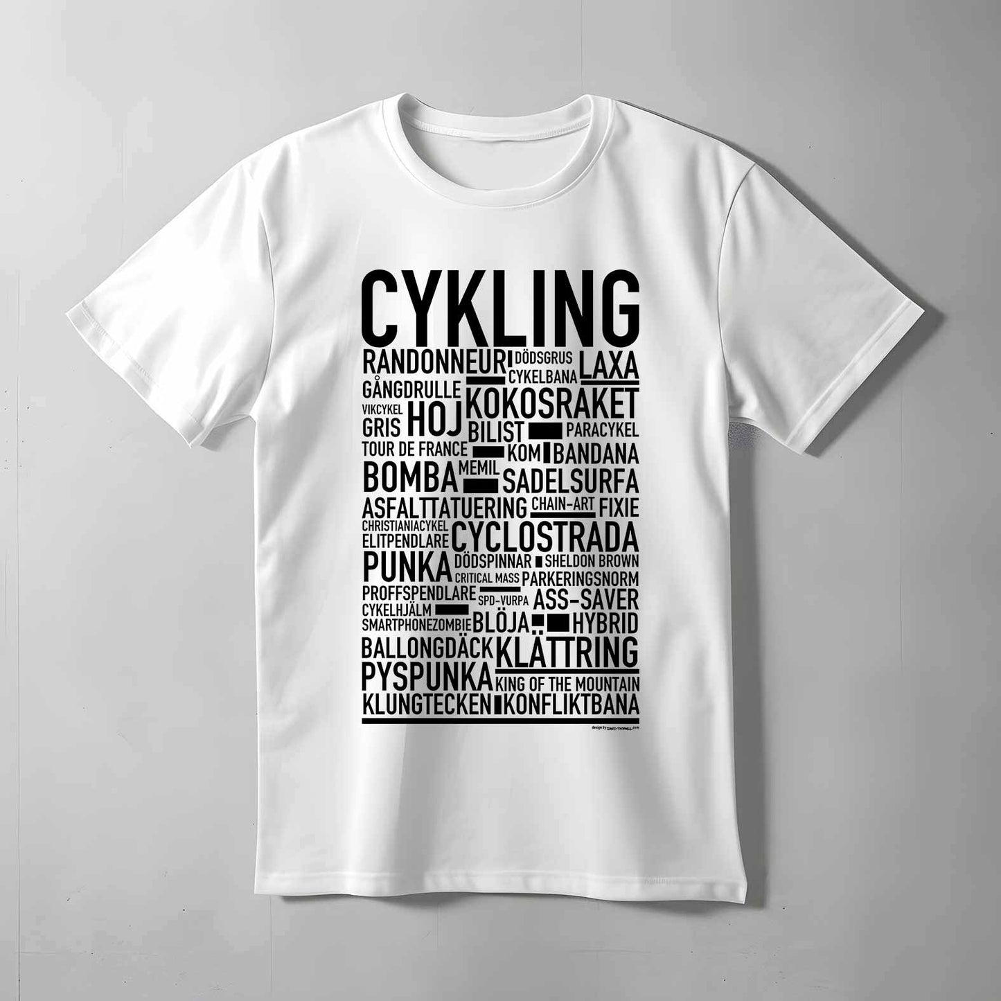 Cykling Text T-shirt