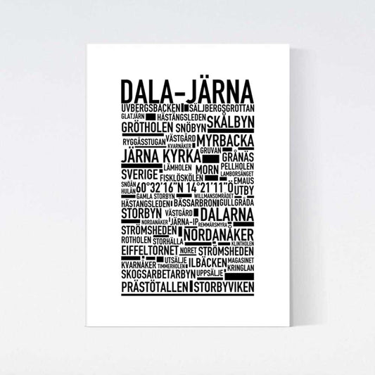 Dala-Järna Text Poster