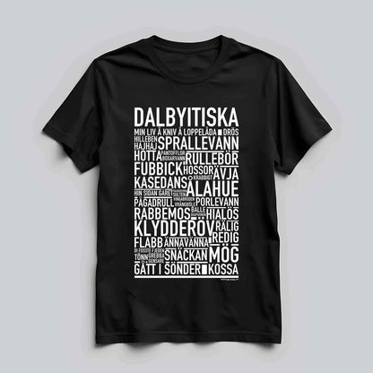 Dalbyitiska Dialekt Text T-shirt