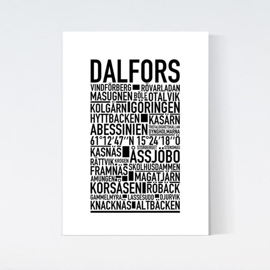 Dalfors Text Poster