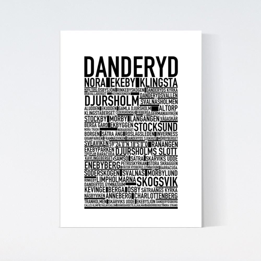 Danderyd Text Poster