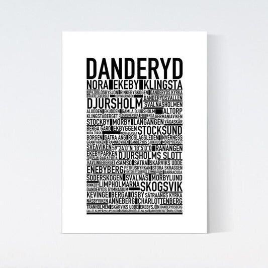 Danderyd Text Poster