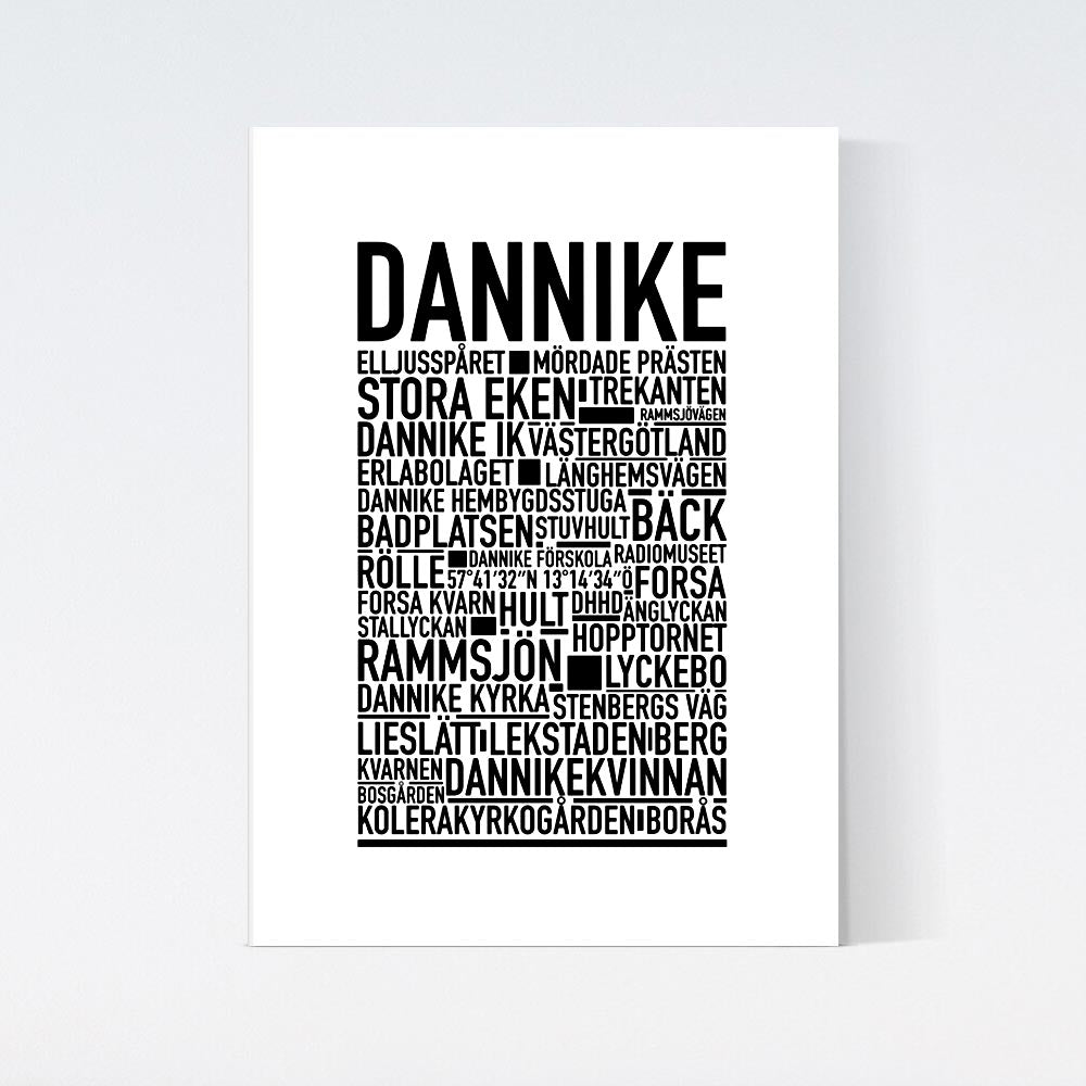 Dannike Text Poster