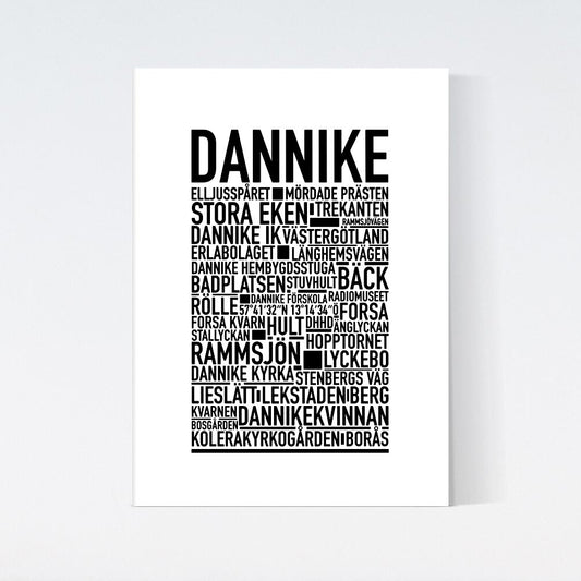 Dannike Text Poster