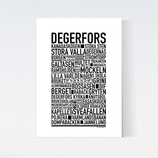 Degerfors Text Poster