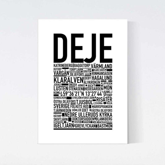 Deje Text Poster