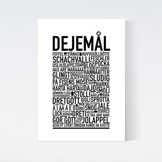Dejemål Dialekt Text Poster
