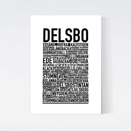 Delsbo Text Poster