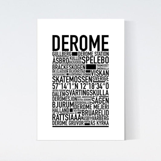 Derome Text Poster