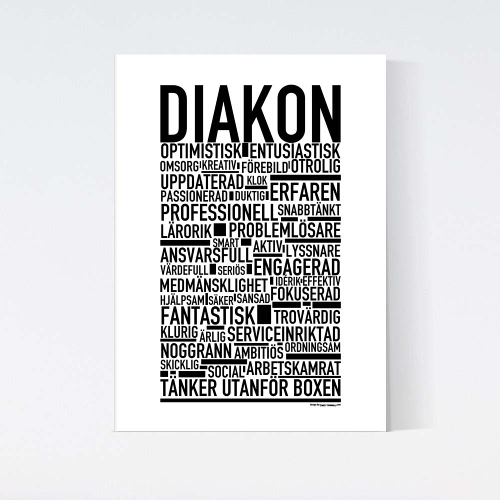 Diakon Text Poster