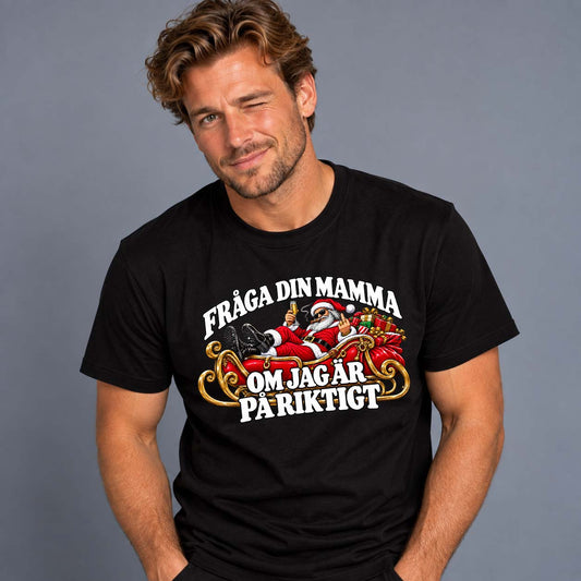 Fråga Din Mamma Tomten T-shirt