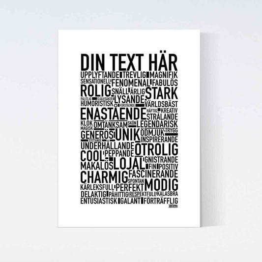 Valfritt Namn Text Poster