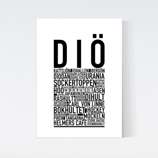 Diö Text Poster