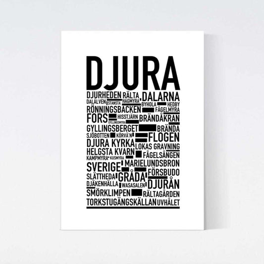 Djura Text Poster