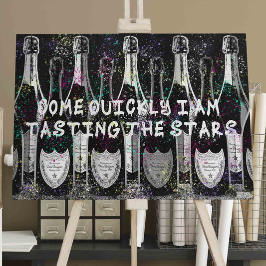 Dom Perignon Bottles Canvas