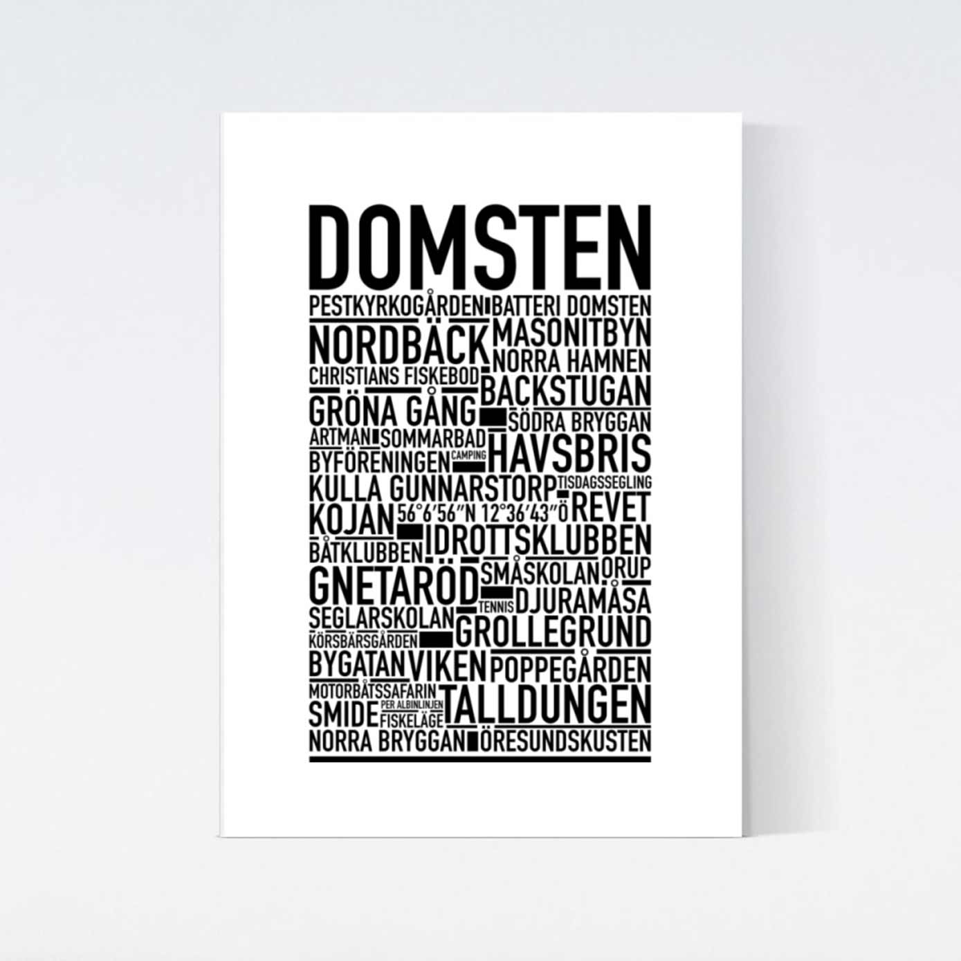 Domsten Text Poster
