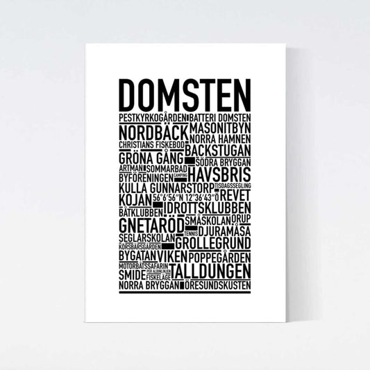Domsten Text Poster