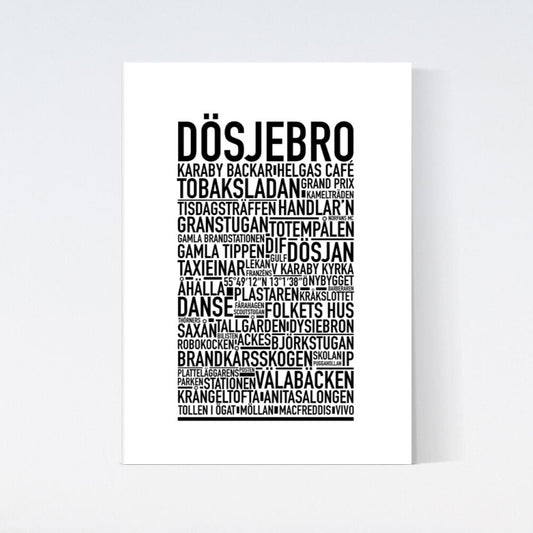 Dösjebro Text Poster