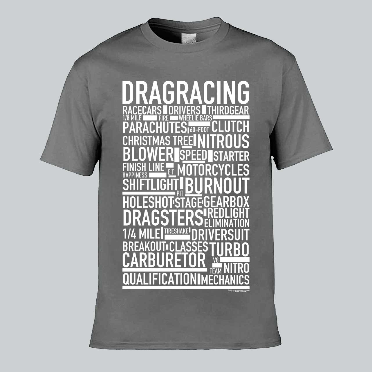 Dragracing Text T-shirt