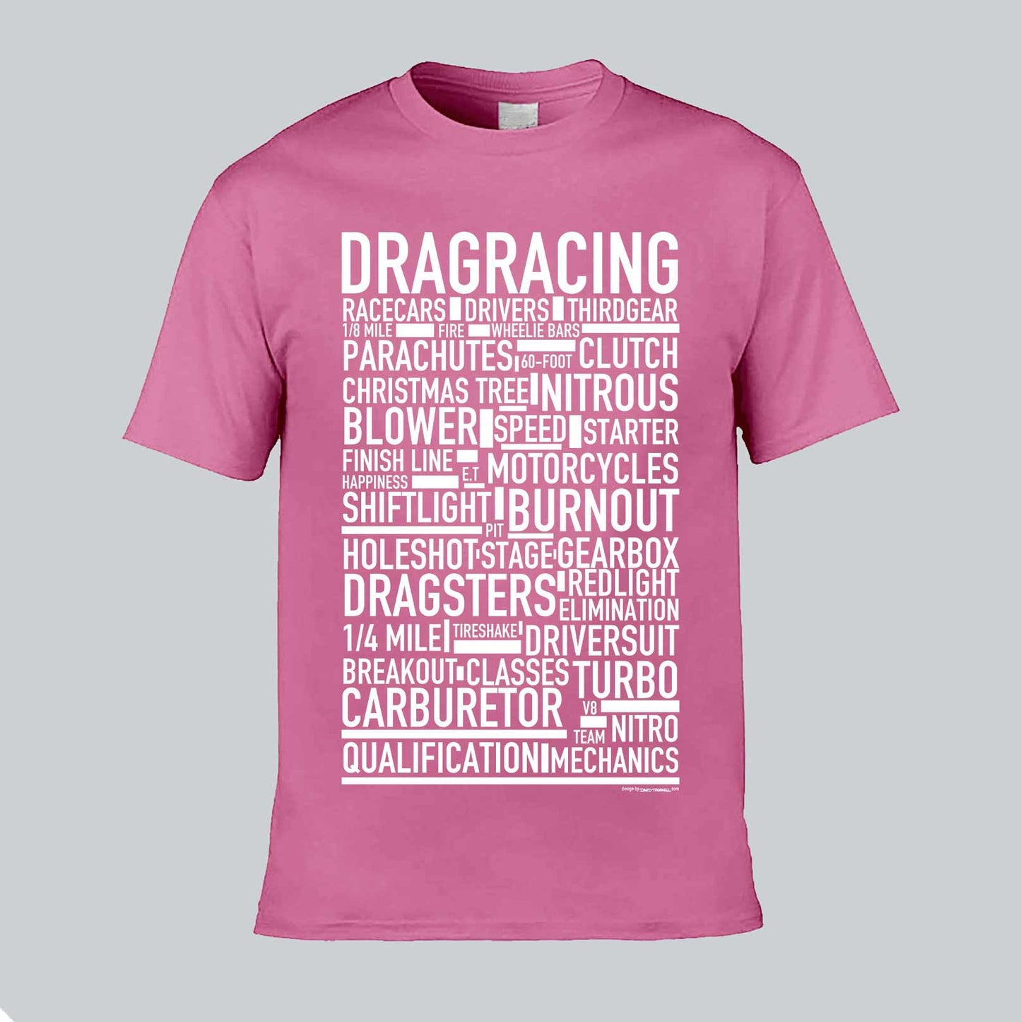 Dragracing Text T-shirt