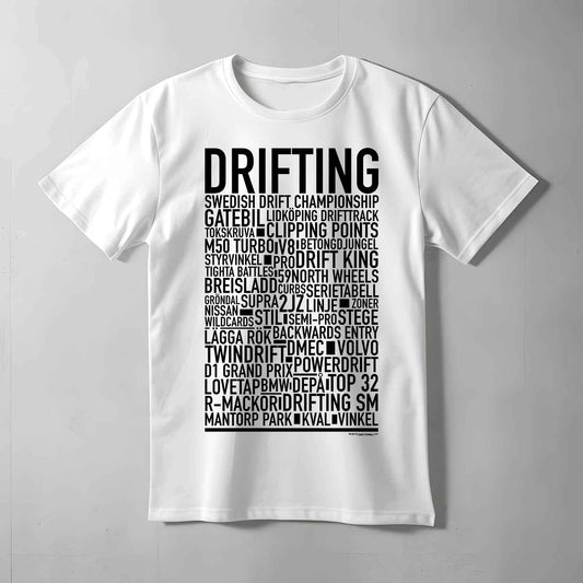 Drifting Text T-shirt