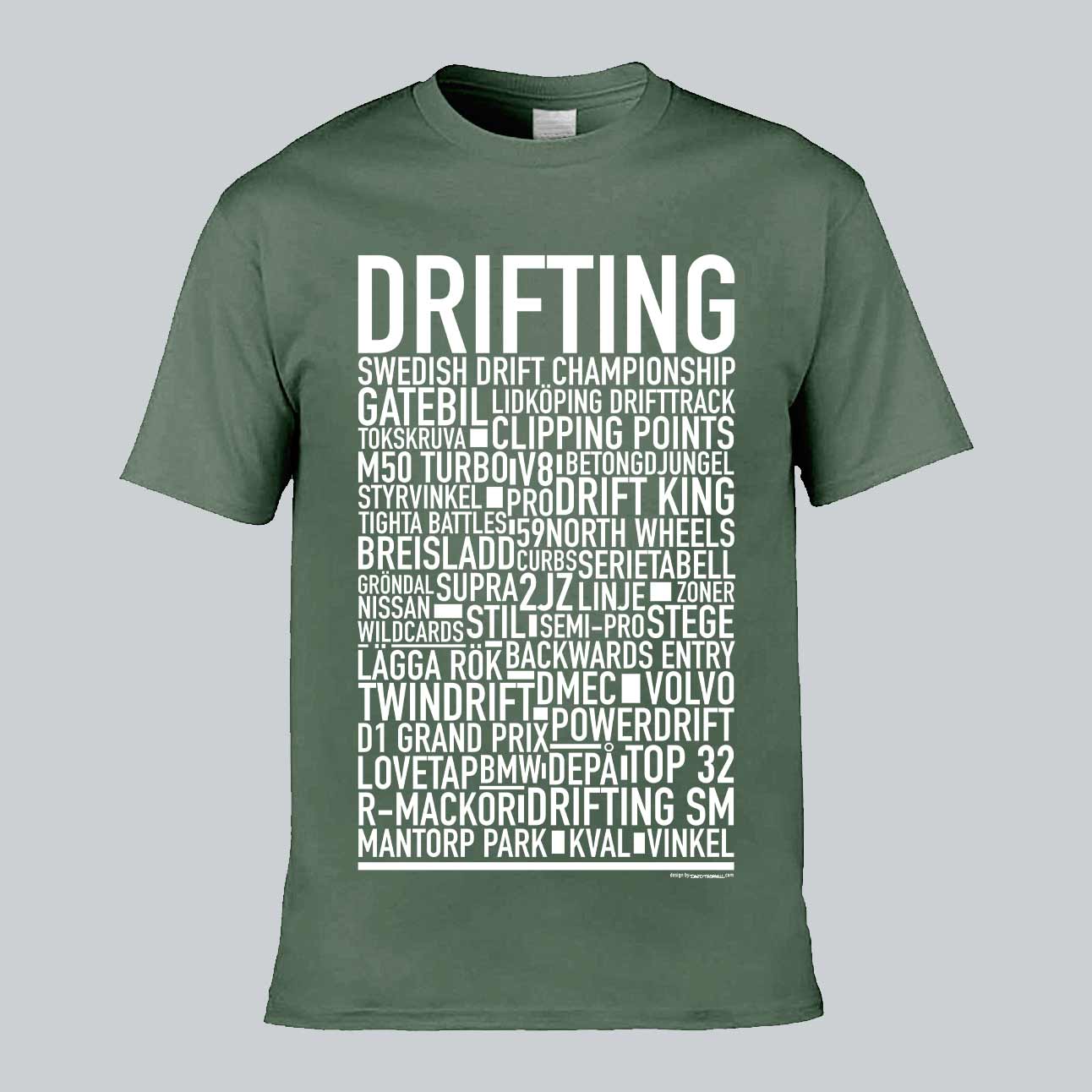 Drifting Text T-shirt
