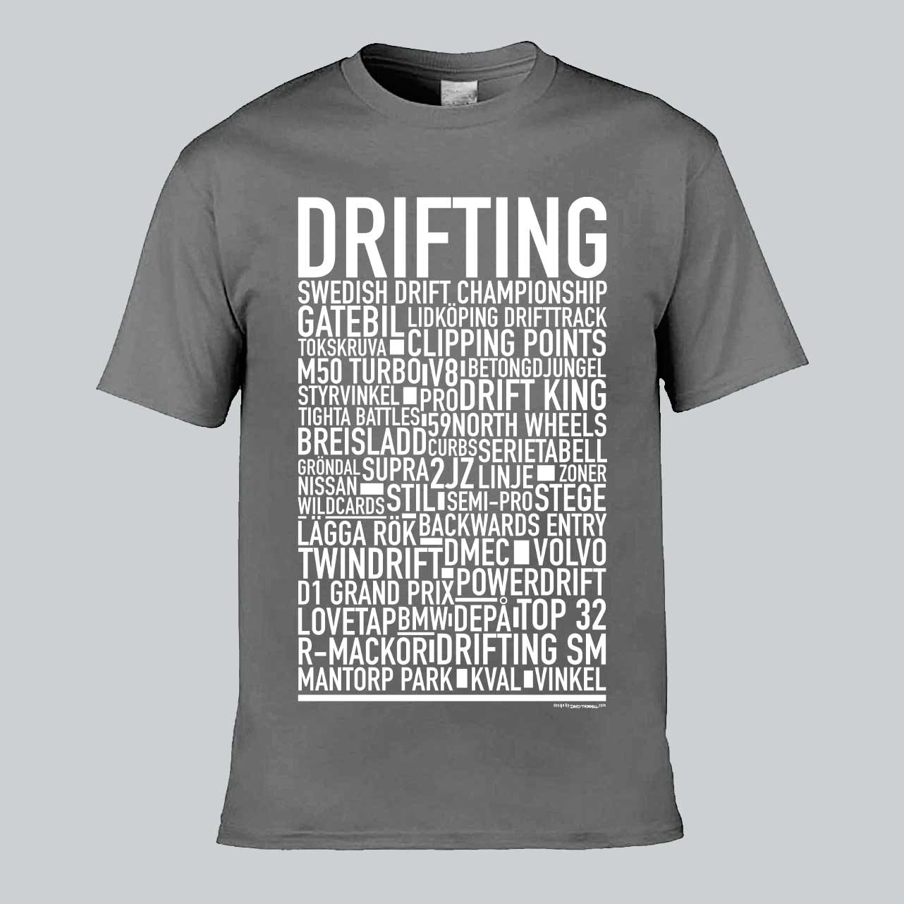 Drifting Text T-shirt
