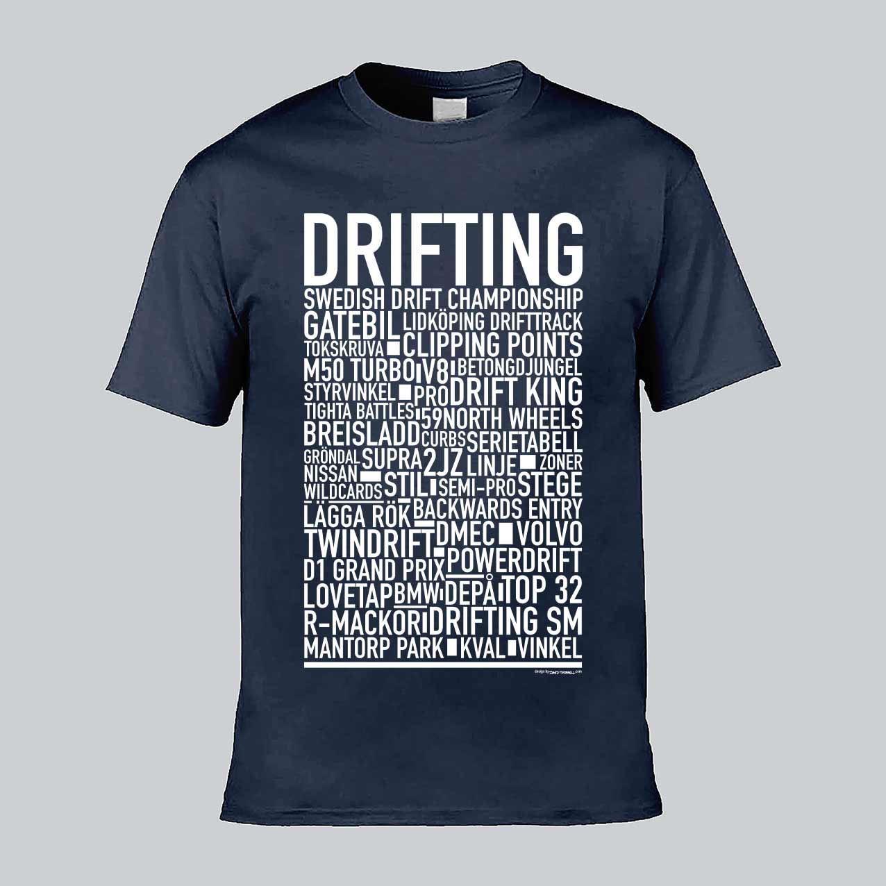 Drifting Text T-shirt