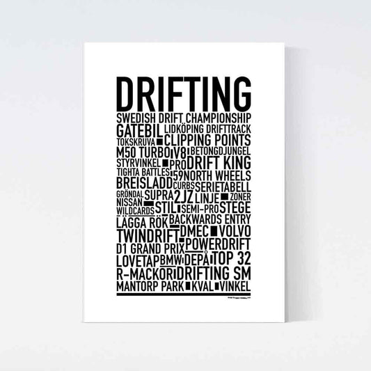 Drifting Text Poster