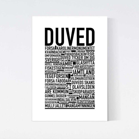Duved Text Poster