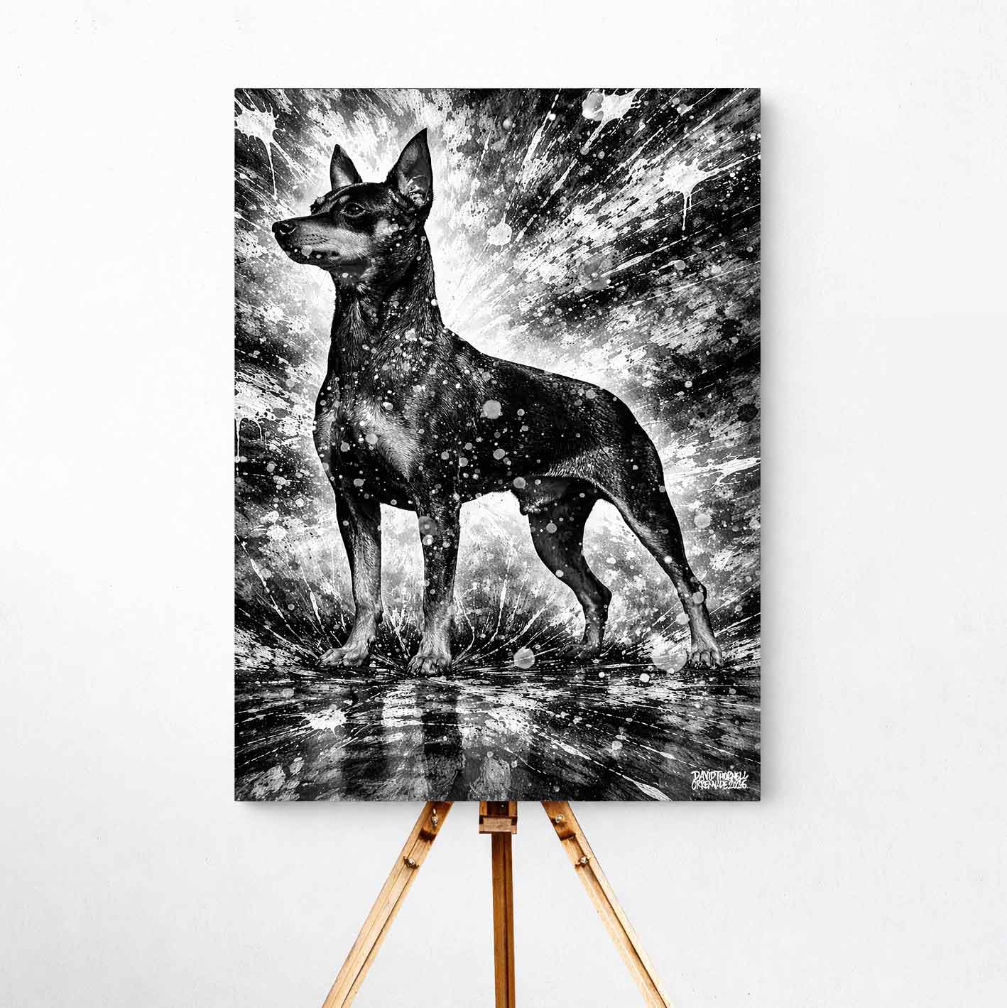 Dvärgpinscher Canvas