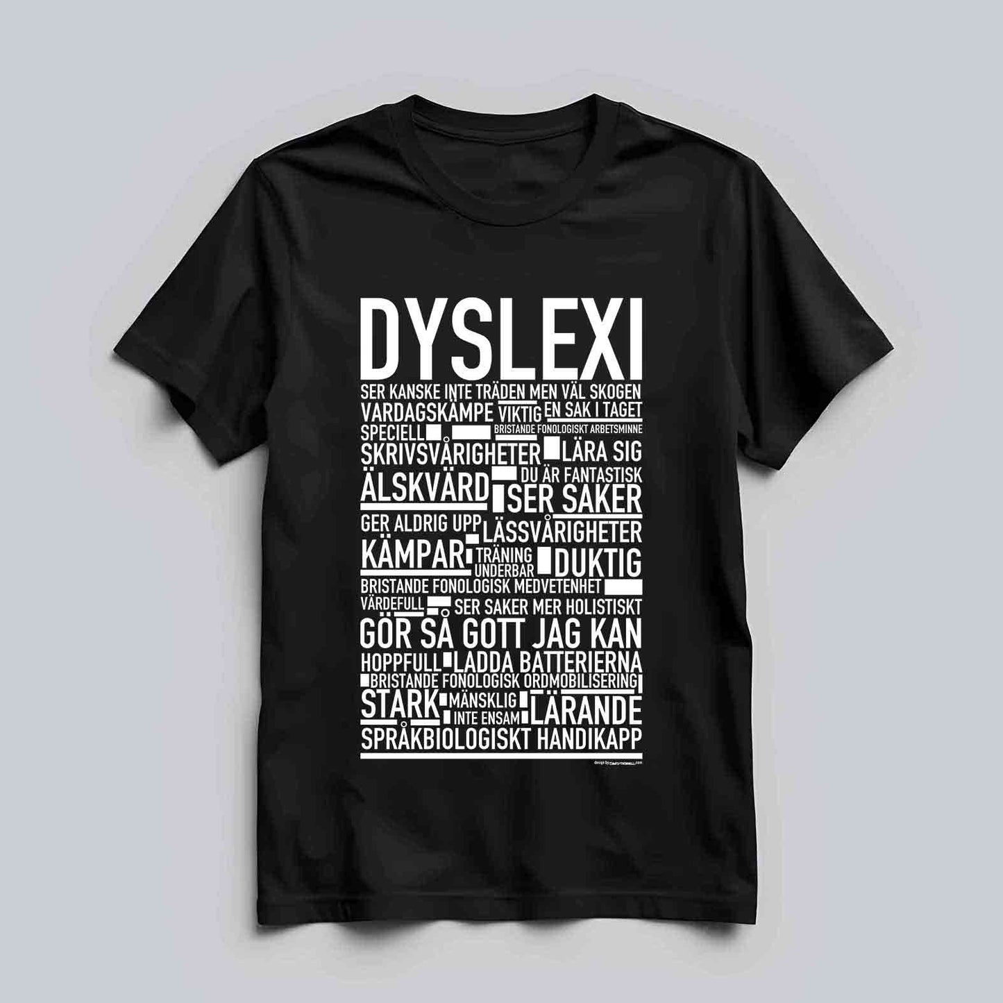 Dyslexi Text T-shirt