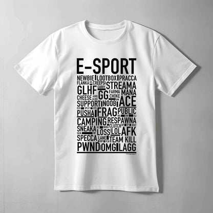 E-Sport Text T-shirt