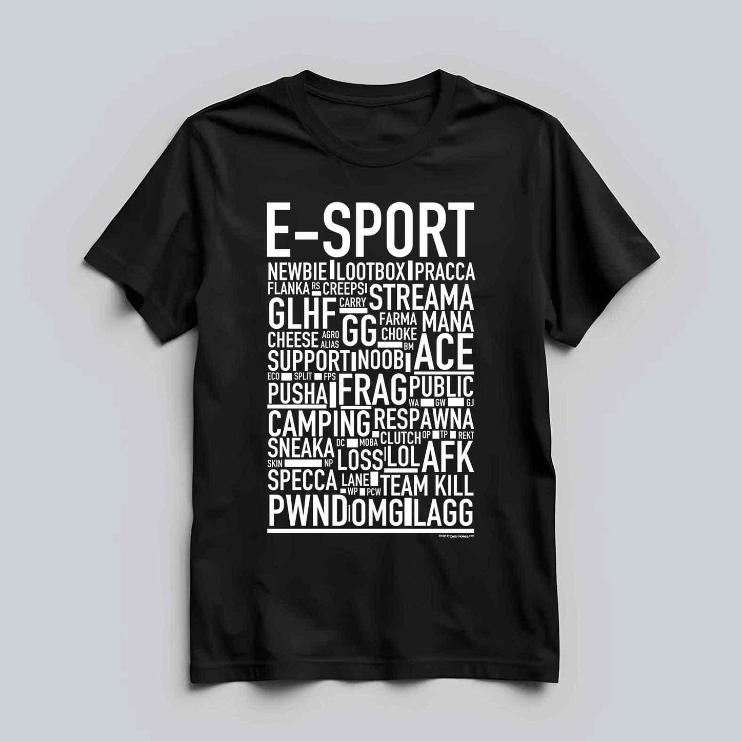 E-Sport Text T-shirt