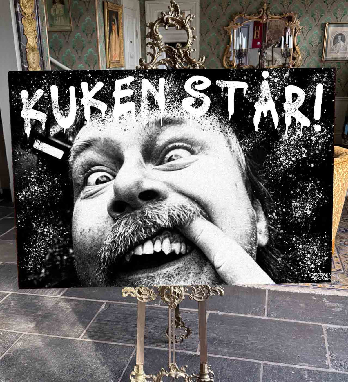 Eddie Meduza K*ken Står Canvas