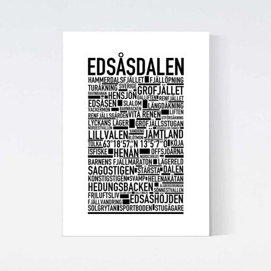 Edsåsdalen Text Poster