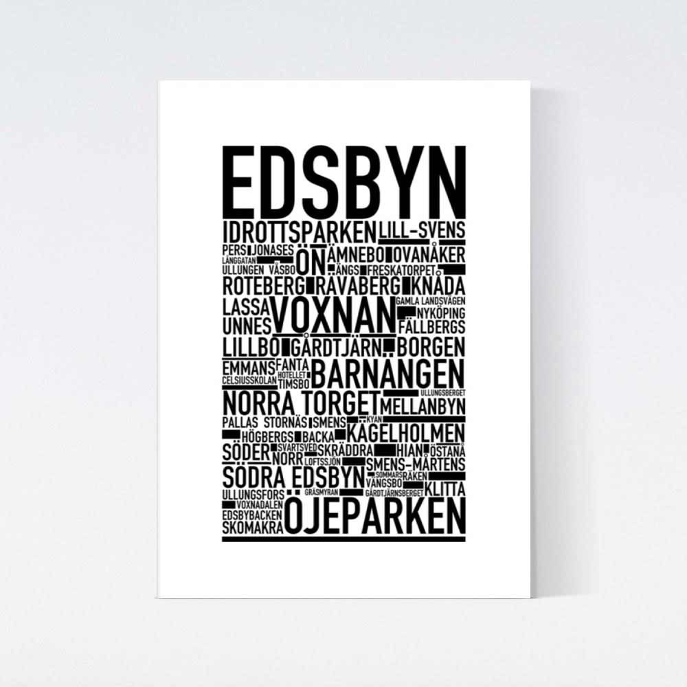 Edsbro Text Poster