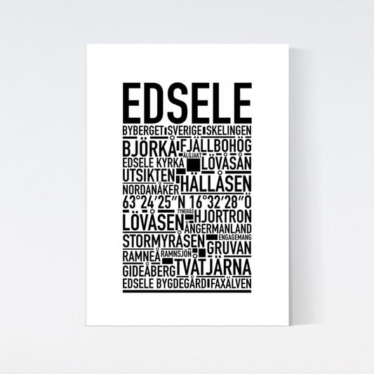 Edsele Text Poster