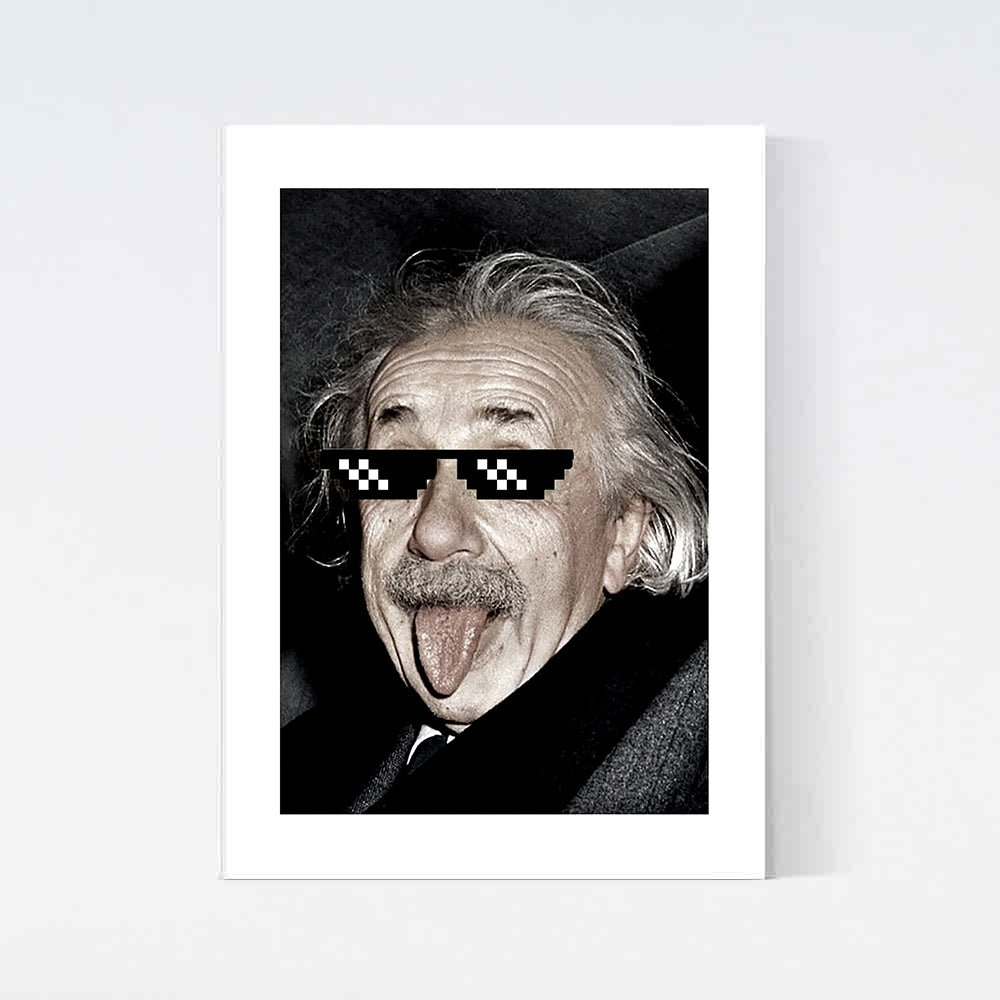 Einstein Cool Poster