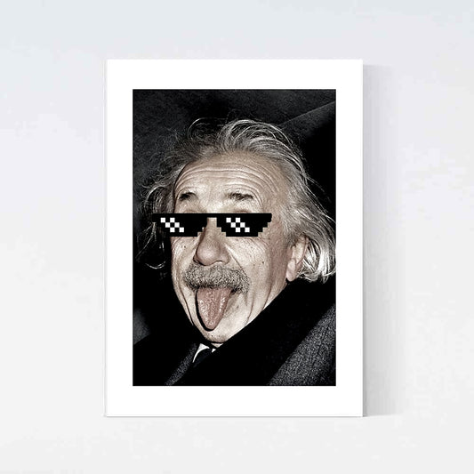 Einstein Cool Poster