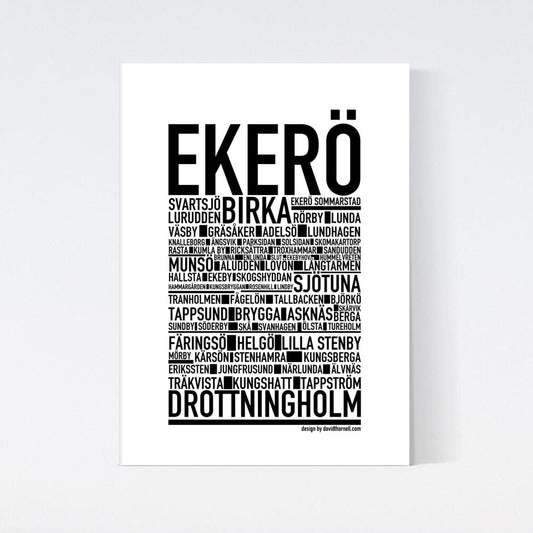 Ekerö Text Poster